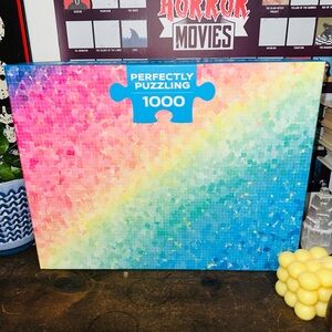 Color Spectrum Perfectly Puzzling 1000 Piece Geometric Ombré Jigsaw Puzzle